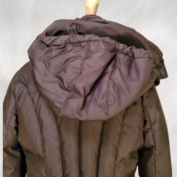Cole Haan Knee-Length Black (80%) Down Puffer Coat Size M - Picture 12 of 16